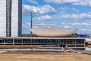 beautiful panoramic view brasilia capital brazil