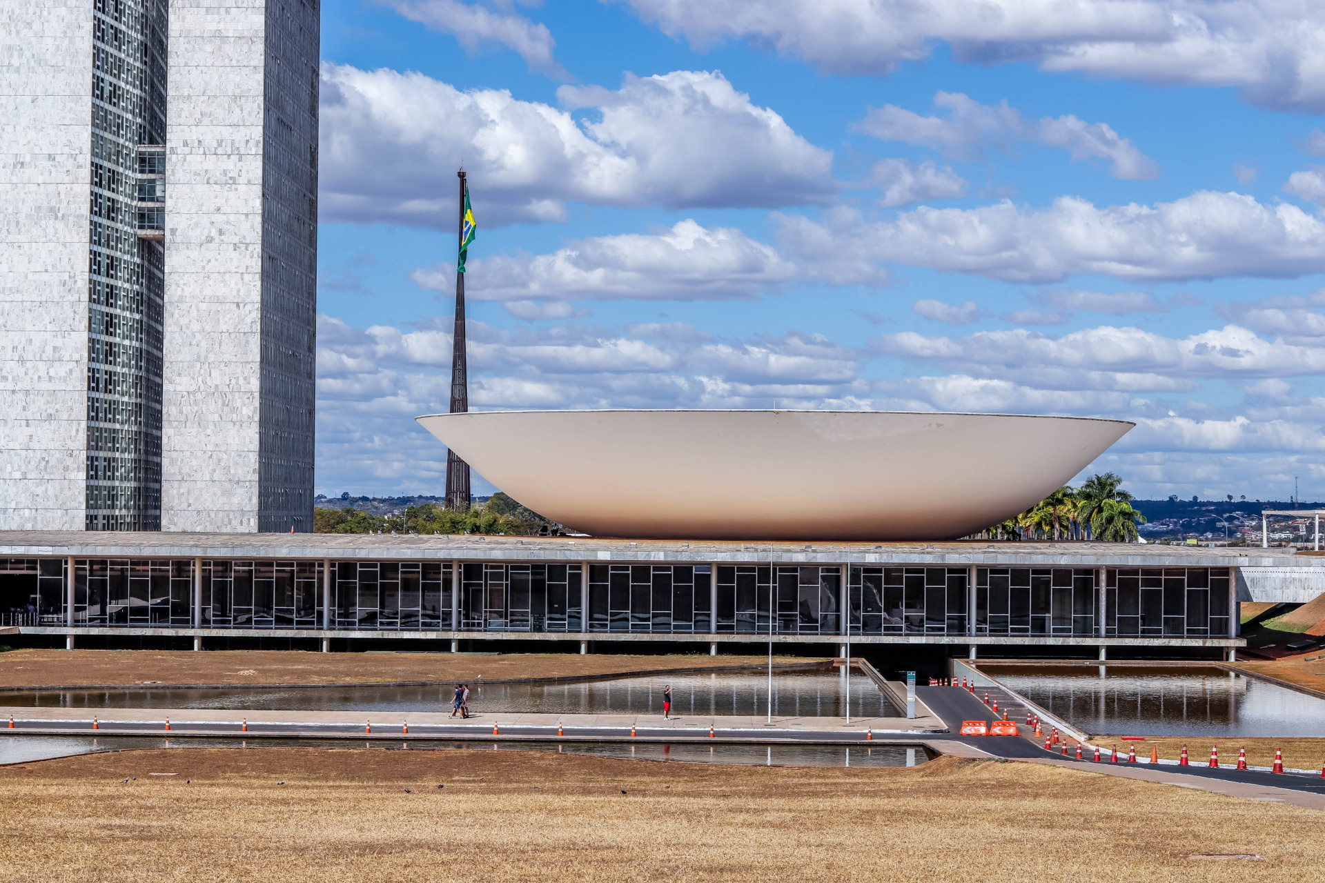 beautiful panoramic view brasilia capital brazil