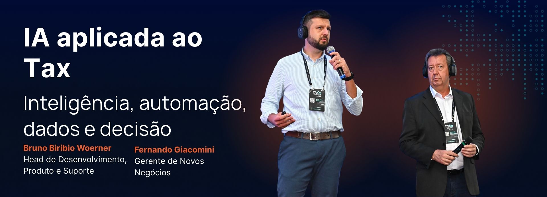 Palestra "Reforma Tributária e IA: Do Compliance à Estratégia" no Tax SUmmit 2026