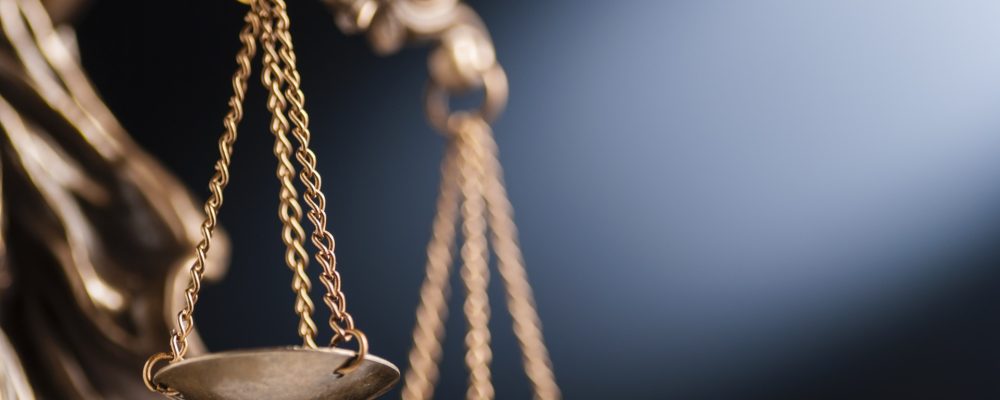 close up scales justice